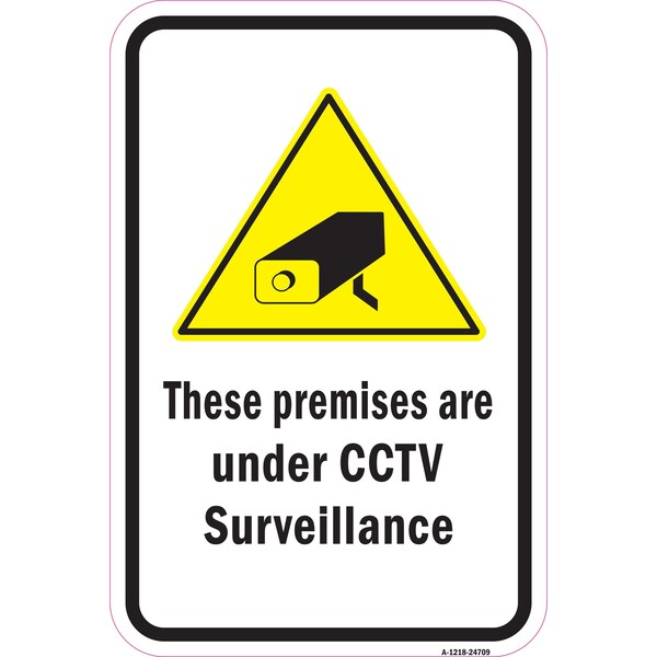 Signmission Safety Sign, 12 in Height, Aluminum, 24709 A-1218-24709 - main